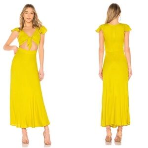 Marigold Dress in Chartreuse